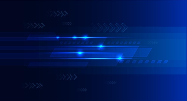 Abstract Blue background technology and hitech concept vector illustration
