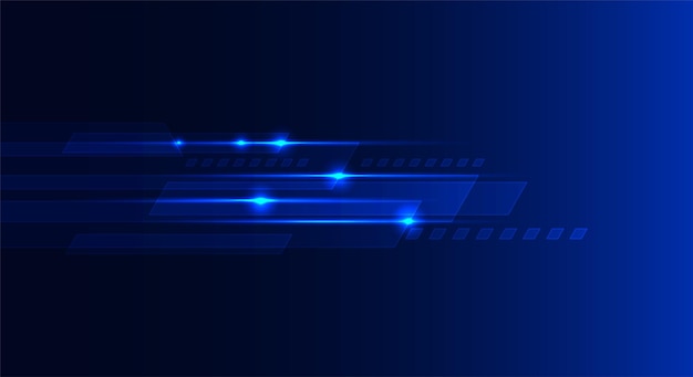 Abstract Blue background technology and hitech concept vector illustration