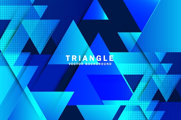 abstract blue background with triangle shape