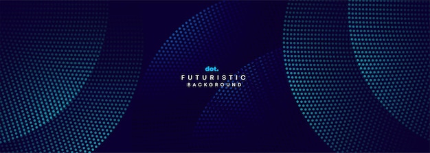 Abstract Blue Green Gradient Circles Flowing Dot Waving Particle Geometric Technology Background