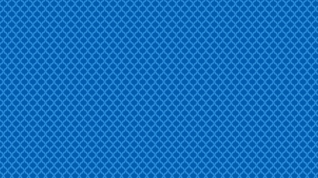 Abstract Blue Islamic Pattern Background