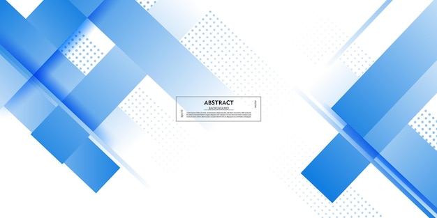 Abstract blue overlapping square theme background Paper cut modern design pattern background