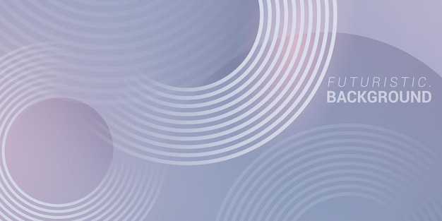 Abstract blue purple modern background with glowing line circle elements Futuristic technology concept