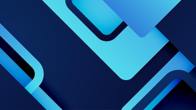 Abstract blue shapes background with simple and modern technology geometric pattern Vector abstract graphic design banner pattern presentation background web template
