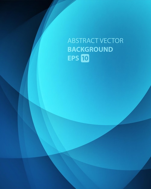 Abstract blue smooth twist light lines vector background