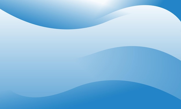 Abstract Blue Wave background Design