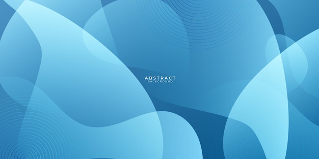 Abstract blue wave background with modern corporate concept. Blue and white gradient geometric shape background