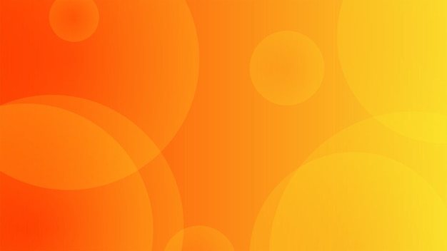 abstract blurred circle shining soft orange yellow background wallpaper illustration