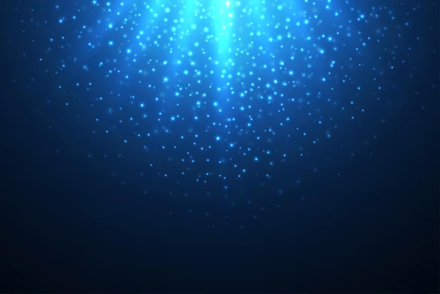 Abstract bright glitter blue background