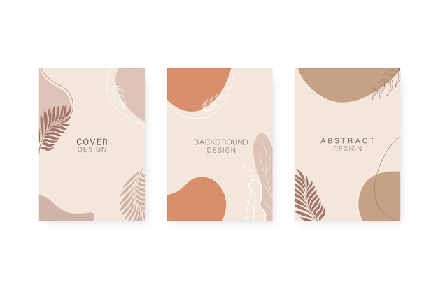 Abstract card with trendy abstract square templates Minimal design Design promotion