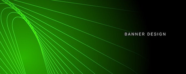 Abstract circular geometric element vector banner template