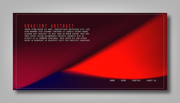Abstract color gradient modern blurred background and film grain texture template with an elegant