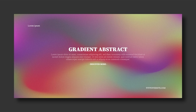 Abstract color gradient modern blurred background and film grain texture template with an elegant