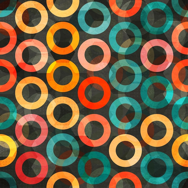 Abstract color rings seamless