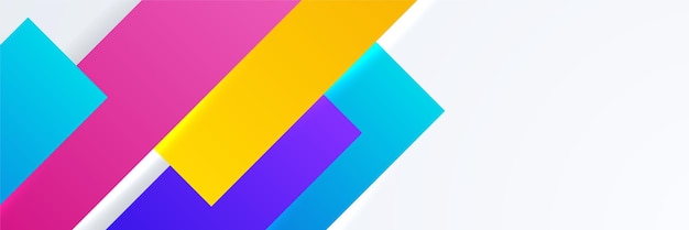 Abstract colorful banner background Color gradient abstract background with dynamic wave line effect Vector abstract graphic design banner pattern background web template