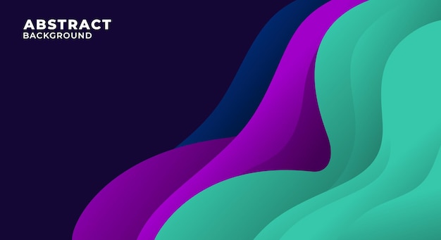 Abstract colorful concept with dark background