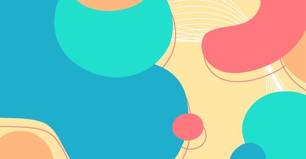 abstract colorful geometric background liquid color background design