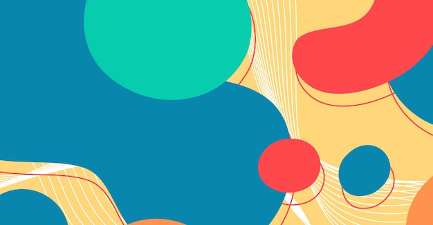abstract colorful geometric background liquid color background design
