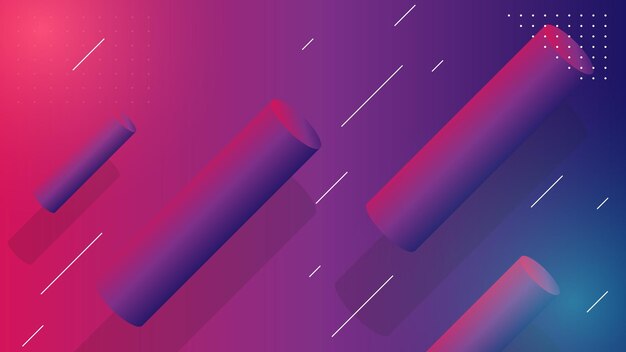 Abstract colorful geometrical