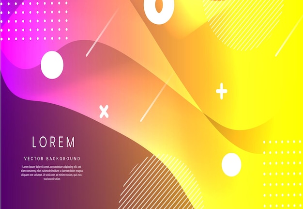 abstract colorful gradient background with geometric shapes
