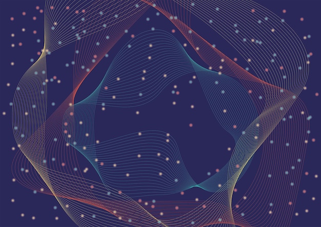 abstract colorful line spectrum background design