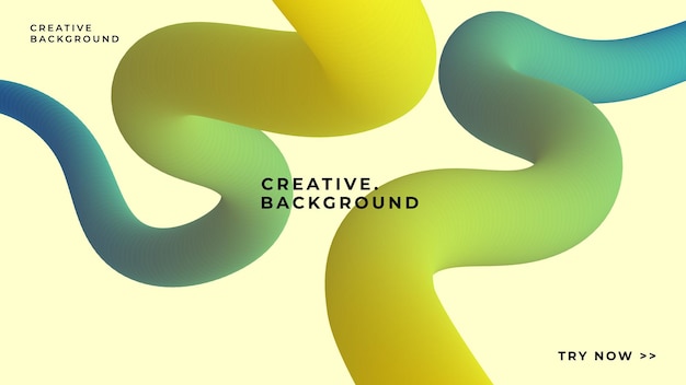Abstract colorful liquid fluid flow background
