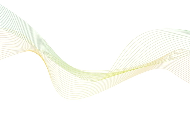 abstract colorfull wave element for design.