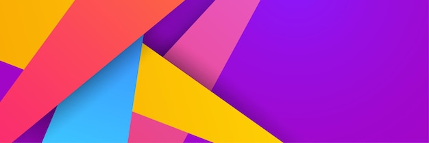 Abstract colourful colorful banner vector technology background for design brochure website flyer Geometric colourful colorful wallpaper for poster certificate presentation landing page