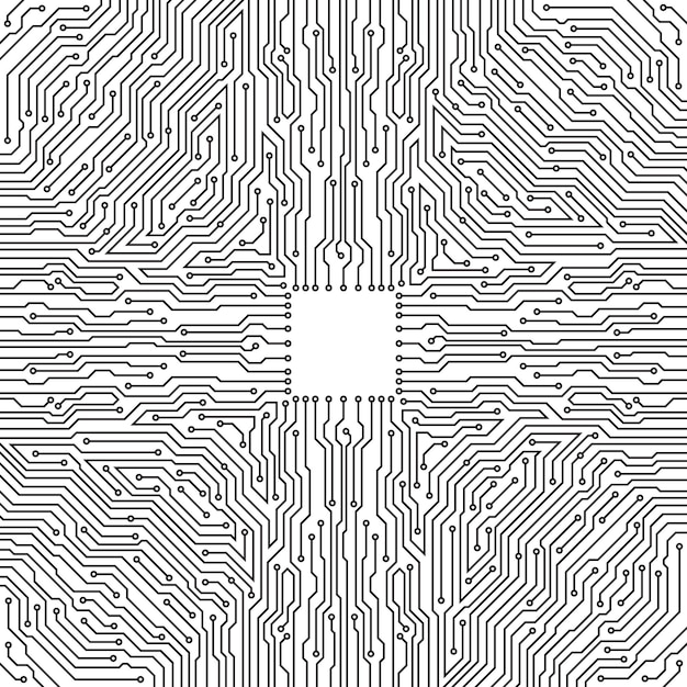 Abstract Creative Modern futuristic circuit board background High computer technology