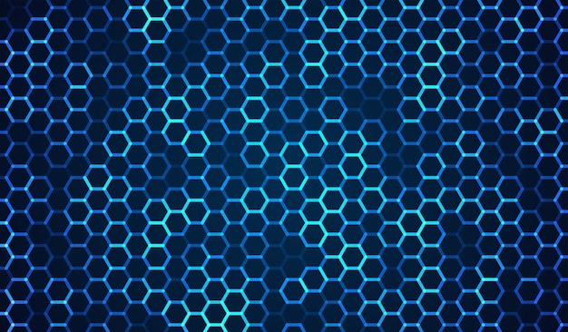 Abstract cube hexagon shape background