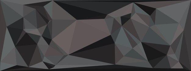 Abstract dark blue geometric triangle background Vector Illustration