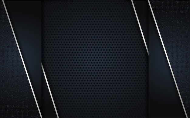 abstract dark metallic lines with overlap textured background 
