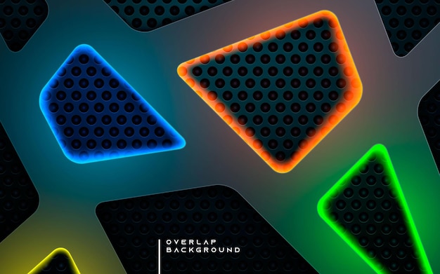 abstract dark texture dimension background with colorful light