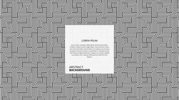 abstract decorative square shape stripes pattern