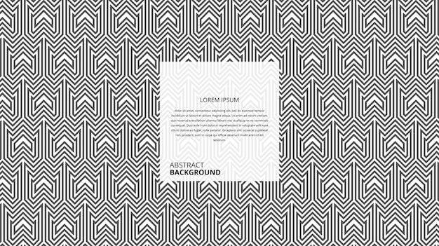 abstract decorative W arrow shape lines pattern