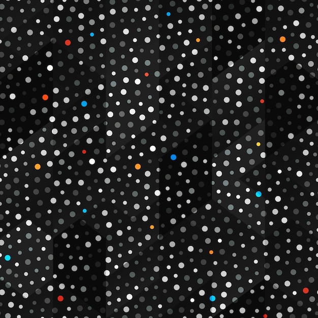 abstract dots seamless pattern