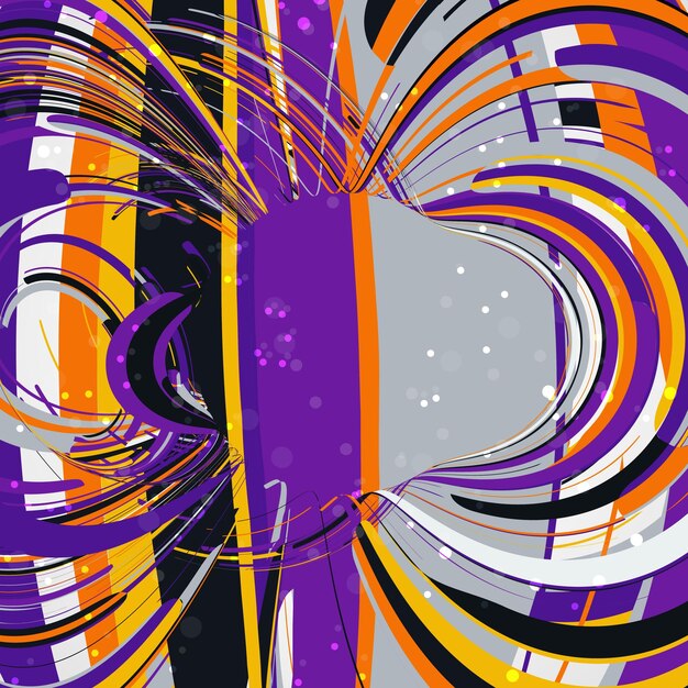 Abstract dynamic illustration colorful art background
