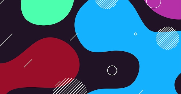 Abstract dynamic texture liquid wave colorful background design