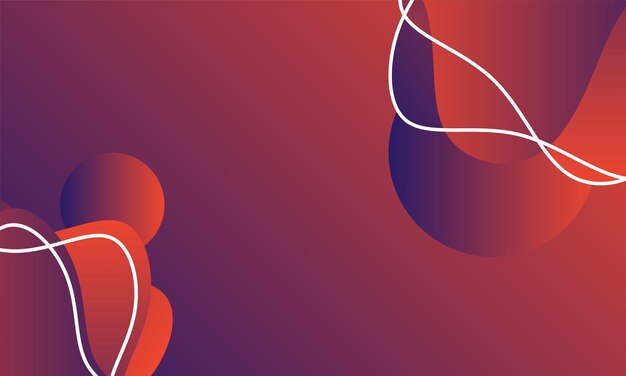 abstract fluid background with colorful gradient