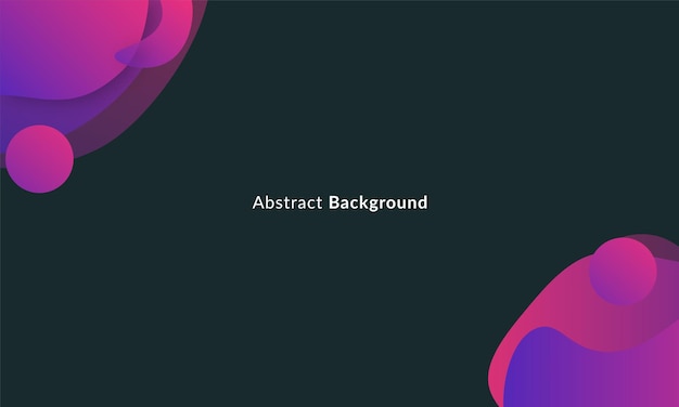 abstract fluid background with colorful gradient