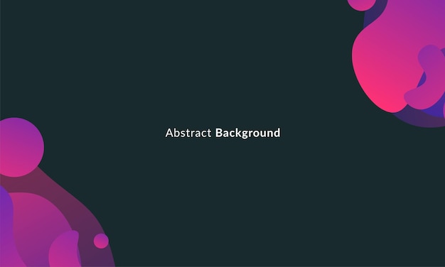 abstract fluid background with colorful gradient