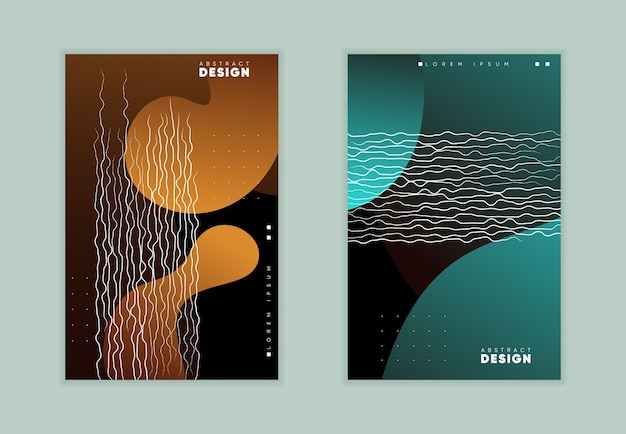 Abstract Fluid Wave Backgrounds