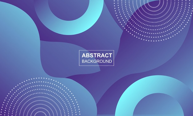 Abstract fluid wave curve colorful geometric template illustration blue background design