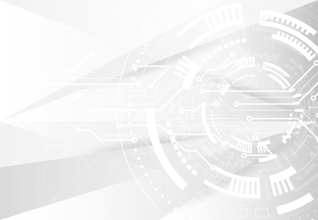 abstract futuristic digital technology concept high computer vector background