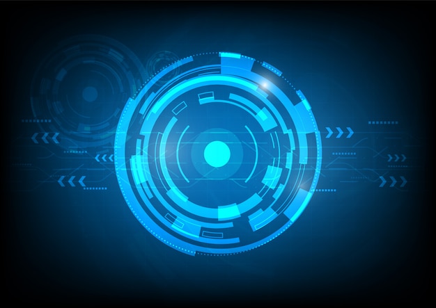 Abstract futuristic digital technology 