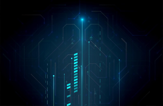 Abstract futuristic illustration