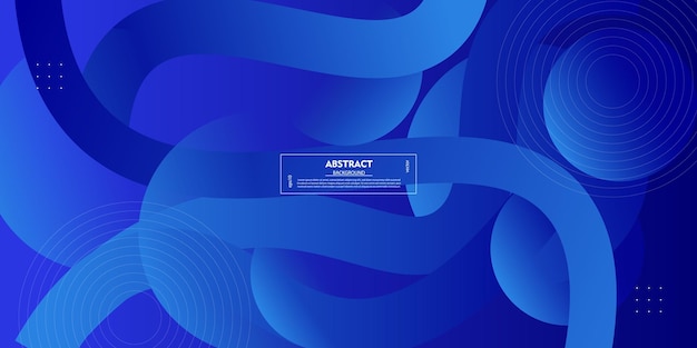 Abstract geometric 3D background with blue color design background Colorful blue line wave pattern