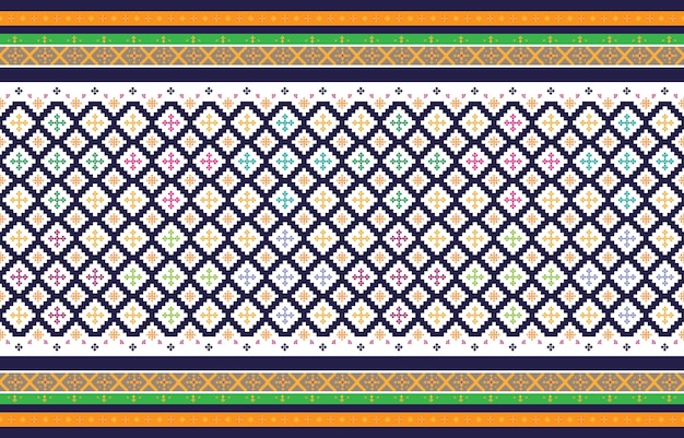 Abstract geometric and tribal patterns, Usage design local fabric patterns, geometric Vector.