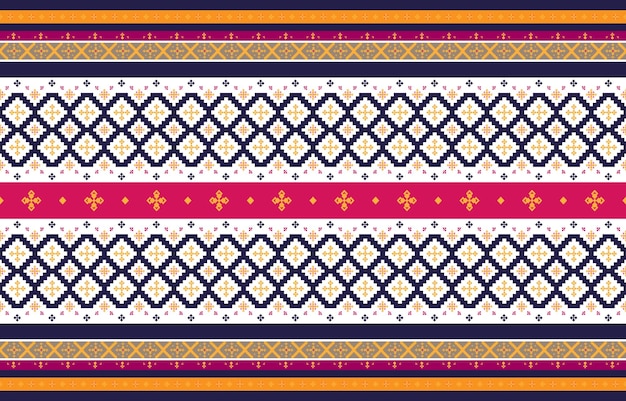 Abstract geometric and tribal patterns, Usage design local fabric patterns, geometric Vector.
