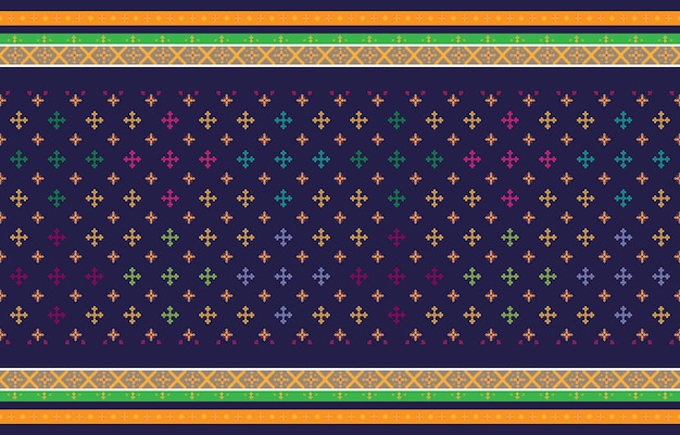 Abstract geometric and tribal patterns, Usage design local fabric patterns, geometric Vector.